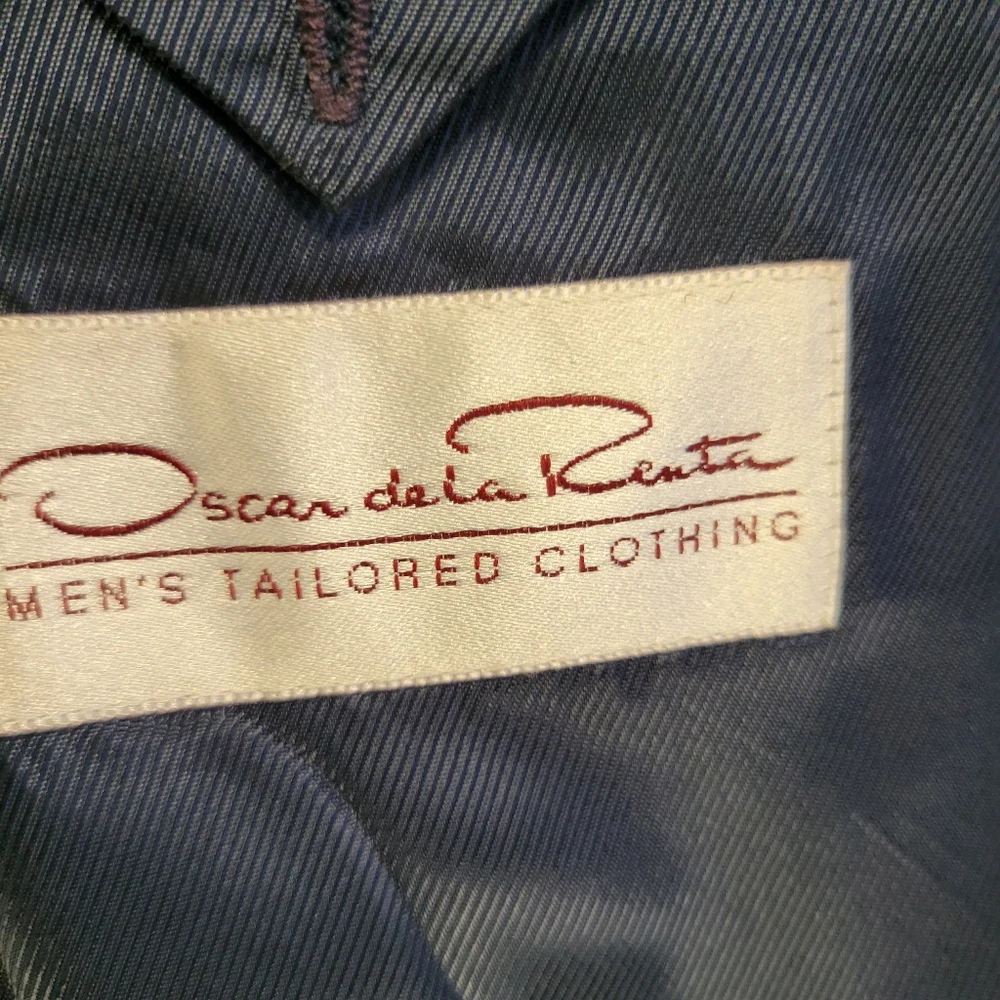Oscar De La Renta Blazer‎ Cashmere Blend Navy Size 38S
